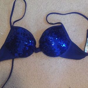 Blue Sequin Bikini